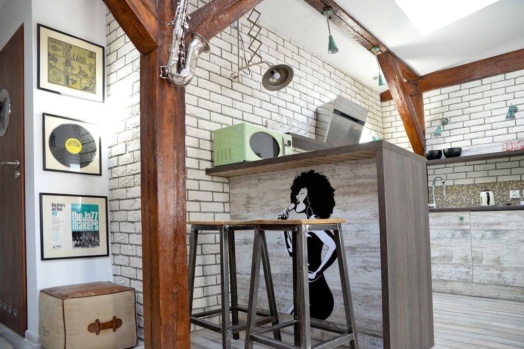 In The Attic Unikatowe Apartmenty By Stayly Szczecin Dış mekan fotoğraf